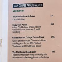 manchurian curry  at White Oak Resto in New Delhi