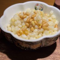 Creamy corn with pine nuts  at Qing Chun Po Meng in Shenzhen