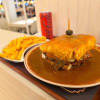Vegan Francesinha at Santa Francesinha  in Lisbon