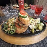 Specifically made vegan dish based on “Le Kintz-Plus Végétarien”  at S'Hisle in Kintzheim