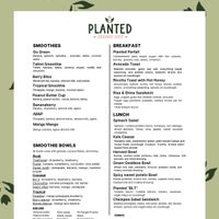   at Planted Organic Cafe in Melrose