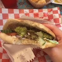 Falafel wrap with hummus   at Sultan Doner Kebab in Pittsburgh