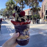 Large acai 3 toppings   at Tropicool in Manly