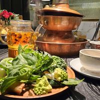 Hot pot at YAN Ge Vegetable and Food Hot Pot in Shanghai