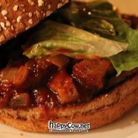 Hand Burger at Soul Veg City in Chicago