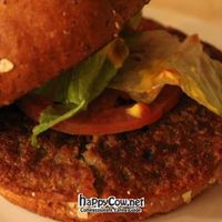 Hand Burger at Soul Veg City in Chicago