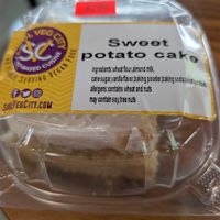 Sweet Potato Cake at Soul Veg City in Chicago