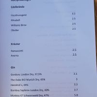 Alcoholic drinks at Bodhi in Munich