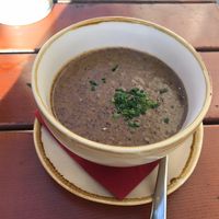 Truffled Coconut Cream Soup (this comes with bread on request, but if you’re having a main that might not be wise).  at Bodhi in Munich