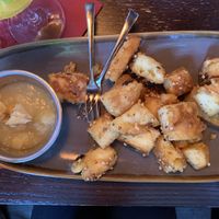 Kaiserschmarren mit Rosinen, Mandeln, Apfelmus und Karamell   at Bodhi in Munich