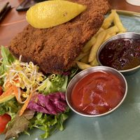 Schnitzel Wiener Art  at Bodhi in Munich