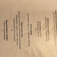 Starters at Bodhi in Munich