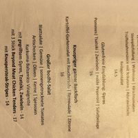 Fish and salad at Bodhi in Munich