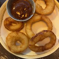 Onion rings  at Bodhi in Munich