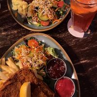 Schnitzel at Bodhi in Munich