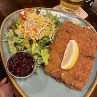 Schnitzel   at Bodhi in Munich