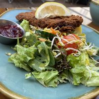 Schnitzel Viennesse Style   at Bodhi in Munich