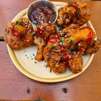 spicy cauliflower as appetizer at Bodhi in Munich