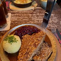 Pfanderl (unten) und Käsespätzle (oben)  at Bodhi in Munich