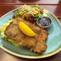 wiener schnitzel at Bodhi in Munich