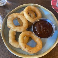 Onion rings  at Bodhi in Munich