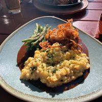 Roast “Beef” with spaetzle  at Bodhi in Munich