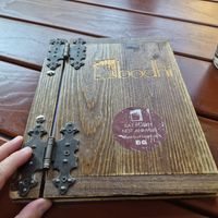 Cool looking menu at Bodhi in Munich