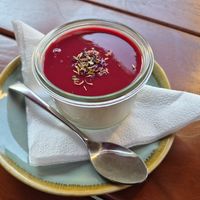 Bavarian cream at Bodhi in Munich