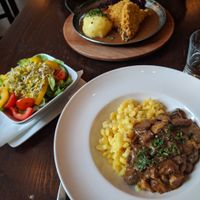 Traditional German meals, veganized at Bodhi in Munich