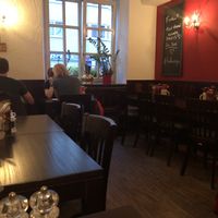 Inside the restaurant  at Bodhi in Munich