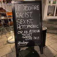 Entrance criteria ;) at Bodhi in Munich