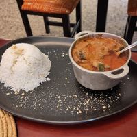 Mafe - Peanut stew at Abarka  in Barcelona