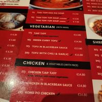 Menu Jan 2025 at Tasty Asia in Amsterdam