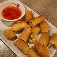 Vegan spring rolls at Tasty Asia in Amsterdam