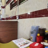 Booth seating  at Maitreya Healthy Vegetarian Restaurant in Phnom Penh