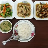 all of this was 5usd at Maitreya Healthy Vegetarian Restaurant in Phnom Penh