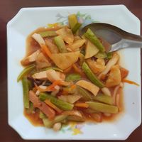 Tao-fu at Maitreya Healthy Vegetarian Restaurant in Phnom Penh