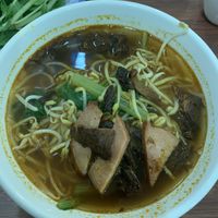 Chinese noodle dish AMAZING! at Maitreya Healthy Vegetarian Restaurant in Phnom Penh