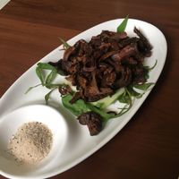 Fried mushroom at Maitreya Healthy Vegetarian Restaurant in Phnom Penh