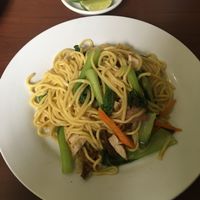 Veg noodles at Maitreya Healthy Vegetarian Restaurant in Phnom Penh