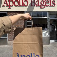   at Apollo Bagels in New York City