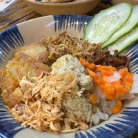 Mixed sticky rice at Chay Hy Di in Hanoi