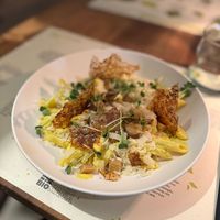 Pasta carbonara😍  at BioMania Bistro in Zagreb