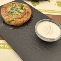 Sweet potato burek  at BioMania Bistro in Zagreb