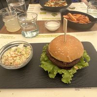 Biomania burger  at BioMania Bistro in Zagreb