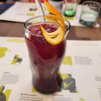 Brenson's Virgin Mocktail - tasty but tart at BioMania Bistro in Zagreb