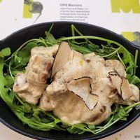 Truffle Gnocchi at BioMania Bistro in Zagreb