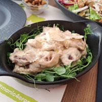 TRUFFLE GNOCCHI

Sooo creamy, cheesy and tasty!  at BioMania Bistro in Zagreb