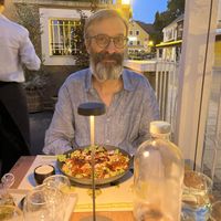 Outside seating area   at BioMania Bistro in Zagreb