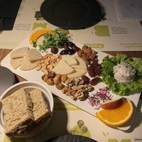 Cheese platter  at BioMania Bistro in Zagreb